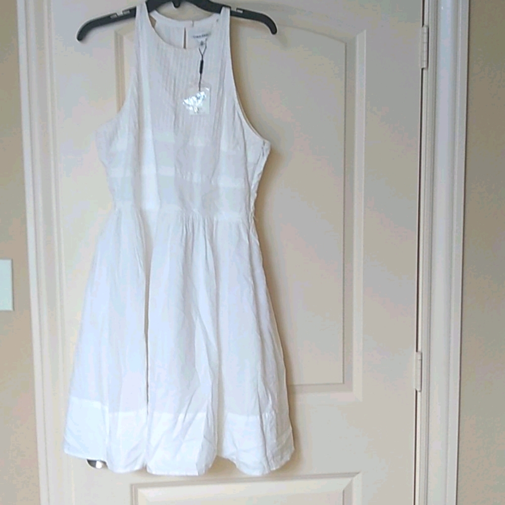 Calvin Klein summer dress white, size 10